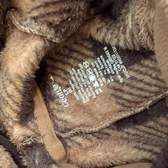 Boys Fleece Pajamas- Hockey / Hooded Bear 🐻 - Picture 3 of 3